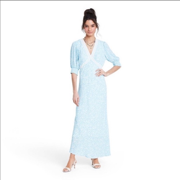 Rixo x Target Floral Puff Sleeve Lace Swing Dress ⭐️ - Picture 2 of 14